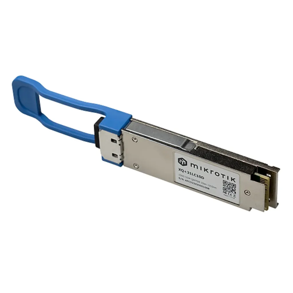 [021598] [XQ+31LC10D] Mikrotik - Modulo QSFP28 40/100G SM 10KM 1310NM Conector-LC DDM