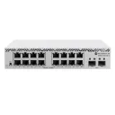 [CSS318-16G-2S+IN] Mikrotik - Switch MikroTik con 16 Puertos Gigabit Ethernet 2 Puertos SFP+ 10G Filtrado MAC y VLANs SwOS Configuración Web