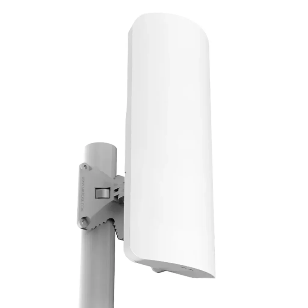 [RB911G-2HPnD-12S] Mikrotik - (mANTBox 2 12s) RouterBoard y Punto de Acceso PTP y PTMP en 2.4 GHz con Antena Sectorial Integrada de 12 dBi y 120 de Apertura Hasta 1000 mW de Potencia