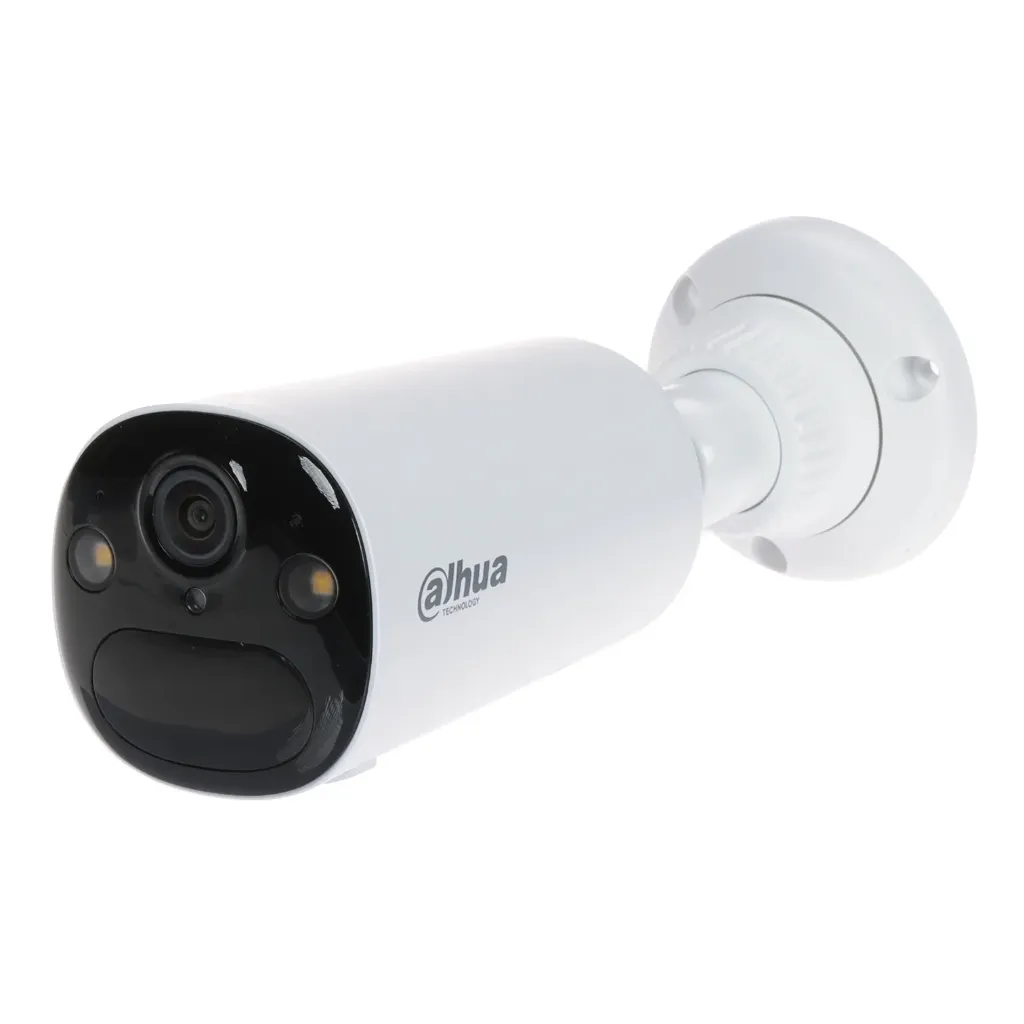 [DH-IPC-BF4CP-0210B-Ash] Dahua - Cámara Bullet Wi-Fi a batería 4 MP, lente 2.1 mm, detección humana y de vehículos, audio bidireccional, MicroSD hasta 512 GB, IP66