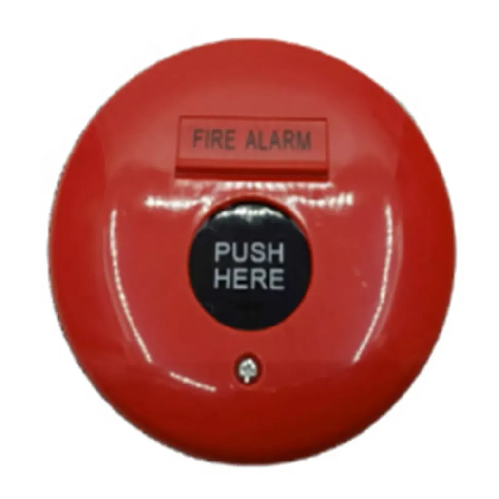 [040241] [DHI-HY-C123] Dahua - Estación Manual de Alarma Contra Incendios Convencional Diseño Circular Interfaz de Dos Hilos Sin Polaridad Voltaje de Operación de 9 VCC a 30 VCC Corriente de Alarma de 10 mA Indicador LED Rojo Cumplimiento... [Convencional]