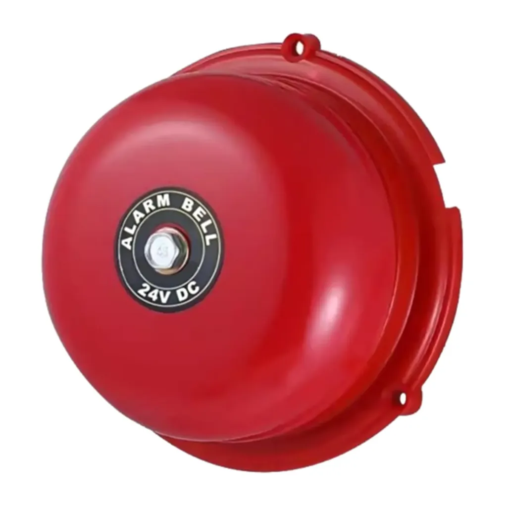 [040245] [DHI-HY-C153] Dahua - Campana de Alarma Contra Incendios Convencional de 4 pulgadas Voltaje de operación de 24 VCC Corriente de 20mA Frecuencia de 50 Hz Rango de sonido de 600 m³ Montaje en pared Color rojo Certificación CE [Convencional]