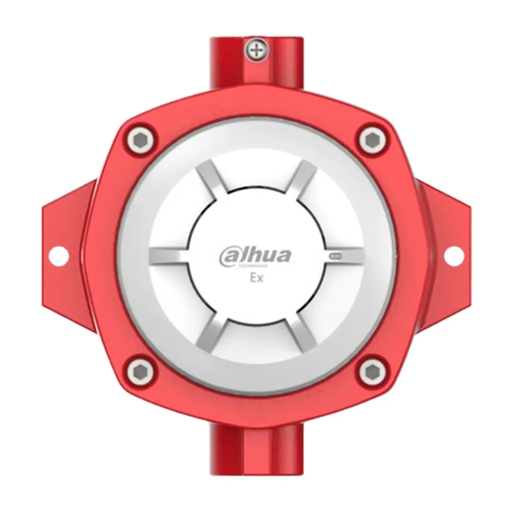 [040250] [DHI-HY-A0120E] Dahua - Detector de Humo Direccionable a Prueba de Explosión Clasificación Exd ib IIC T6 Gb Alimentación de 24 VCC Grado de Protección IP67 e IP43 Distancia de Comunicación de 1500 m Rango de Direccionamiento de 1... [WisuAlarm]