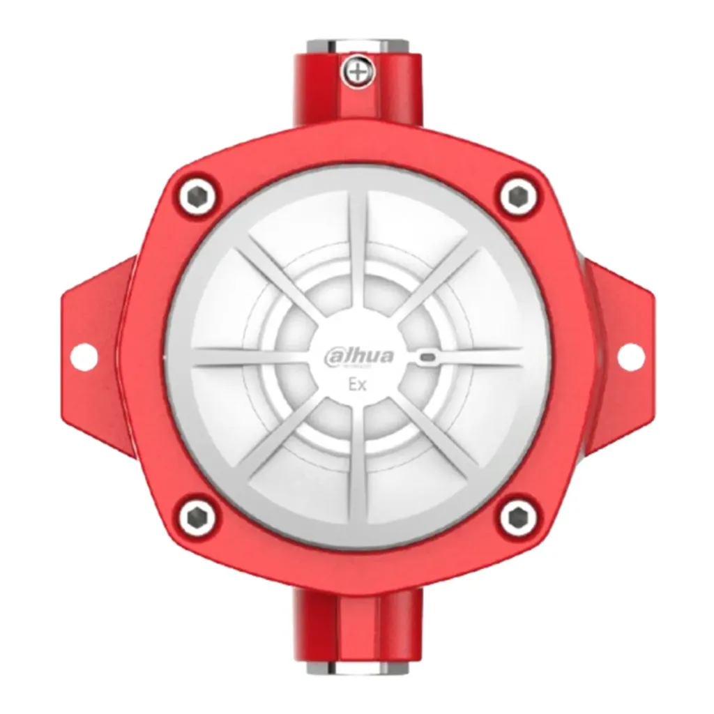 [DHI-HY-A0220E] Dahua - Detector de Calor Direccionable a Prueba de Explosiones Umbral de Temperatura Fija de 62°C Clasificación Exd ib IIC T6 Gb Grado de Protección IP67 e IP43 Cuerpo de Aluminio Fundido ADC12 y ABS Alimentación... [WisuAlarm]