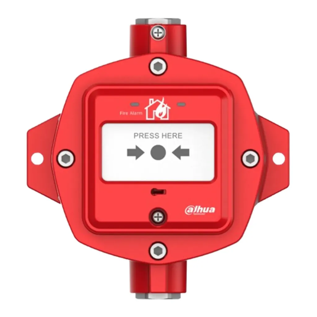 [DHI-HY-A0320E] Dahua - Estación Manual de Alarma Contra Incendios Direccionable a Prueba de Explosión Clasificación Exd ib IIC T6 Gb Grado de Protección IP67 Carcasa de Aluminio Fundido ADC12 Voltaje de Operación 24 VCC Distancia... [WisuAlarm]