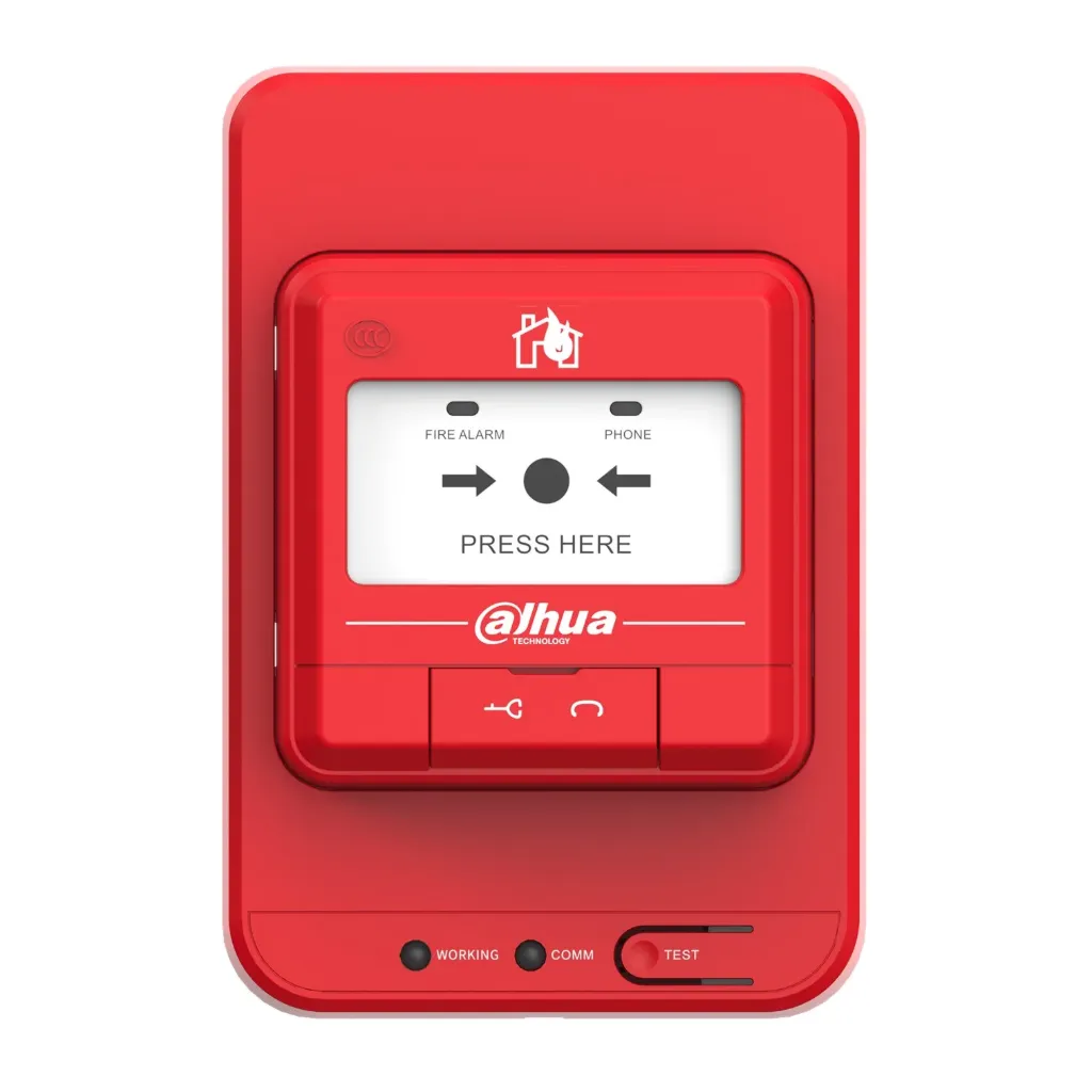 [DHI-HY-L121] Dahua - Pulsador de Alarma Manual Direccionable LoRa Inalámbrico Comunicación LoRa Distancia de comunicación hasta 1500 metros en espacio libre Salida de alarma por transmisión RF Indicador LED de alarma falla y espera... [WisuAlarm]