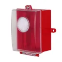 [DH-HY-HSG01] Dahua - Caja Estanca para Sirena con Estrobo Grado de Protección IP65 Material ABS Instalación de Montaje en Pared Color Rojo Dimensiones 150 mm × 170 mm × 89 mm Compatible con Sirenas Estroboscópicas DHI-HY-1500 y DHI-HY-C151