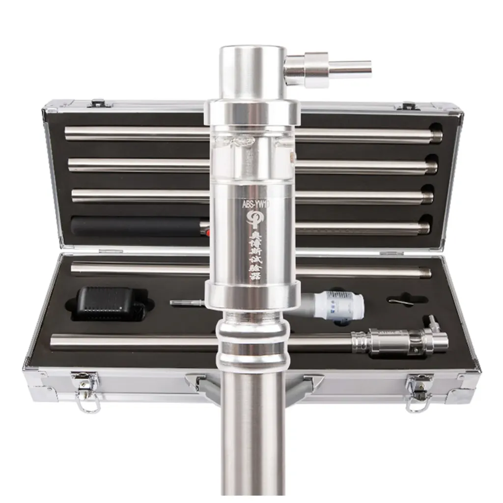 [040281] [DHI-HY-ABS-YW10] Dahua - Probador de Detectores de Humo y Calor Integrado 2 en 1 Herramienta Portátil para Pruebas de Funcionamiento y Mantenimiento Poste de Acero Inoxidable de 2.5 m Batería de Litio Recargable de 7.4 V / 2200 mAh Generación...
