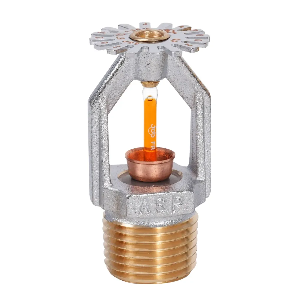 [DHI-HY-NX022-68-SSH-QR-CH-B] Dahua - Rociador de Incendios de Pared Lateral Horizontal de Respuesta Rápida Temperatura de Activación de 68°C Acabado en Cromo Conexión de 1/2 pulgada NPT Elemento Termosensible de Ampolla de Vidrio para Extinción...