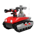 [DHI-HY-RXR-MC80BD-F460] Dahua - Robot contra Incendios y de Exploración a Prueba de Explosiones Cañón de Agua de 80 L/s Alcance de Chorro de 85 m Cámara Térmica Híbrida con Zoom Óptico 30x Detección de Gases Tóxicos y Combustibles Grado...