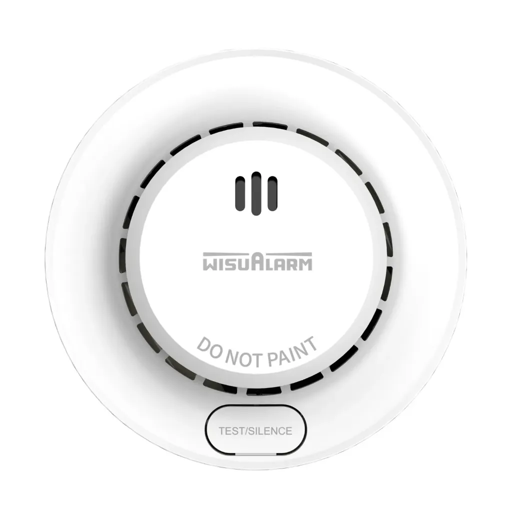 [DHI-HY-SA13A] Dahua - Detector de Humo Autónomo Fotoeléctrico Botón de Prueba y Silencio Sirena Integrada 85 dB a 3 Metros Alimentación de 3 VCC mediante 2 Baterías Alcalinas de 1.5 V Vida Útil de Batería de 5 Años Cobertura de 20 m² a 40 m²...
