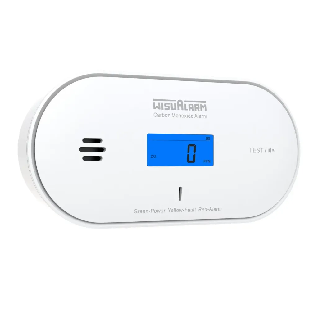 [DHI-HY-GC2FC] Dahua - Alarma de Monóxido de Carbono WiFi (Tipo A) Sensor Electroquímico de Alto Rendimiento Pantalla LCD Medición de Temperatura y Humedad Notificaciones Push Mediante Red Inalámbrica Alimentación por Batería de Litio de 3V CC...