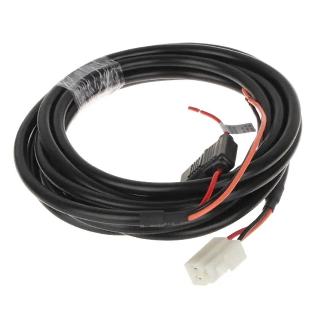 [MC-PF3-B3-4] Dahua - Cable de Alimentación para DVR Móvil y Dashcam Longitud de 4 m Voltaje de 12 V Corriente Máxima de 20 A Fusible de 20 A Incorporado Instalación Rápida con Conector Hembra de 3 Vías con Puntas de Metal para Conexión Directa...