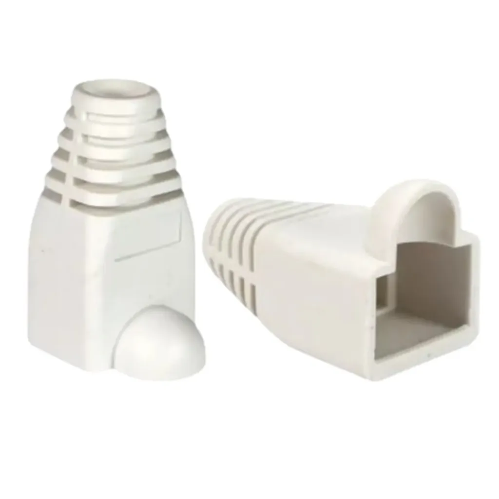 [022037] [DH-PFM976C-6-white-V2] Dahua - Capuchones Protectores para Conectores RJ45 de Categoría 6 Material de PVC Flexible de Alta Calidad Diseño para Protección de Pestaña de Bloqueo Resistencia al Polvo y Humedad Color Blanco Bolsa de 100 Unidades...