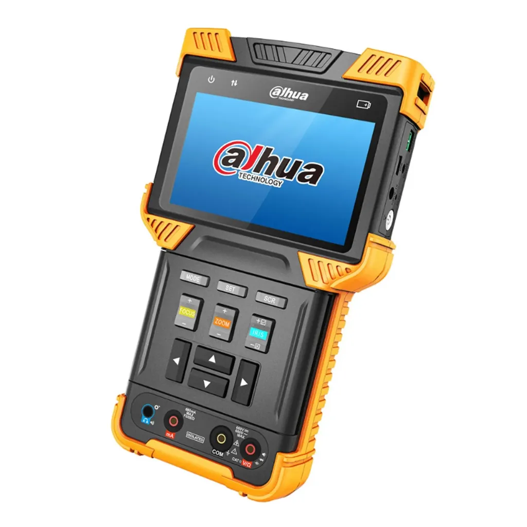 [022040] [DH-PFM900-E-V2] Dahua - Probador de Montaje Integrado para Cámaras IP Analógicas HDCVI AHD TVI y CVBS Pantalla TFT de 4.0 Pulgadas Resolución 800 x 480 Decodificación de Video H.264 y H.265 Salida de Alimentación de 12 VCC 2A y PoE Pruebas...
