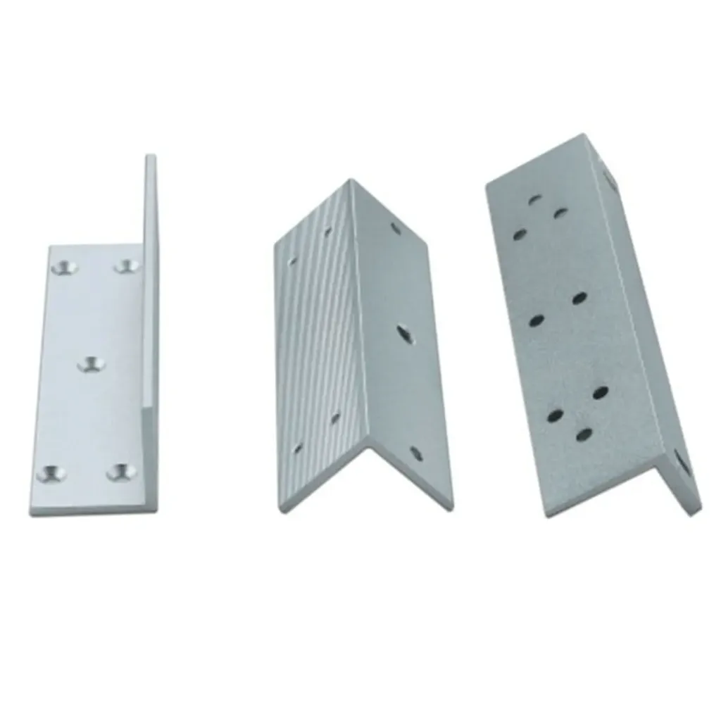 [DHI-ASF180ZL-V1] Dahua - Soporte Tipo ZL en Aleación de Aluminio para Cerradura Magnética 180 kg (ASF180A/B-V1), Montaje en Puertas con Apertura Interior de Madera/Vidrio/Metal, Uso Interior