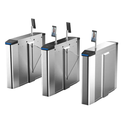 [DHI-ASGY120A-D2] Dahua - Barrera de Aletas Lite Módulo Central Doble Carril Variante D2, Acero SUS304 0.8mm, 4 Pares IR, Paso 600mm, Motor Brushless DC, MCBF ≥3M, IPX4, Interior/Exterior