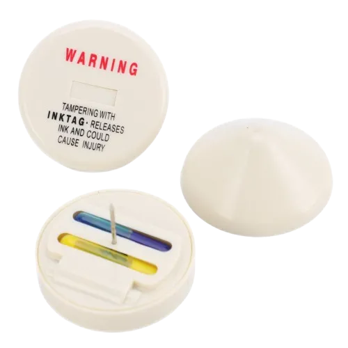 [DHI-ISC-ETA5-T181] Dahua - Tag Pin Circular Liso AM T181 para Sistema Antihurto EAS Acustomagnético 58 kHz ABS [1.000 Uds/Caja]