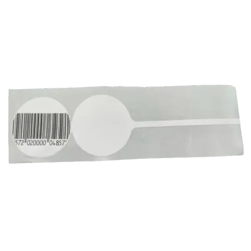 [DHI-ISC-ETR1-R40J] Dahua - Etiqueta RF Redonda Ø40mm Formato Joyería con Código de Barras para Sistema Antihurto EAS 8.2 MHz Lámina Cobre [5.000 Uds/Caja]