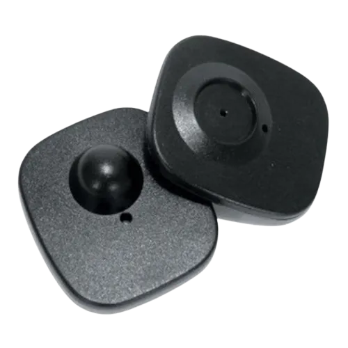 [DHI-ISC-ETR5-T004B] Dahua - Tag Cuadrado RF T004B Negro para Sistema Antihurto EAS Radiofrecuencia 8.2 MHz ABS 52x43mm Bloqueo Mecánico [1.000 Uds/Caja]