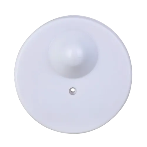 [DHI-ISC-ETR5-T013C] Dahua - Tag Redondo RF T013C para Sistema Antihurto EAS Radiofrecuencia 8.2 MHz ABS Blanco Esférico Bloqueo Mecánico [1.000 Uds/Caja]