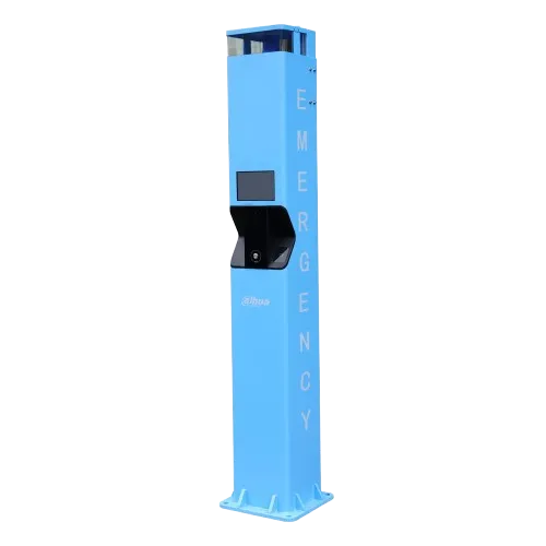 [DHI-VTA8311AB-4] Dahua - Columna de Llamada de Emergencia IP, Cámara 2 MP, Altavoz 30 W, 4G Integrado, Módulo PSTN, Batería de Respaldo, 2 Puertos RJ45, para Exteriores