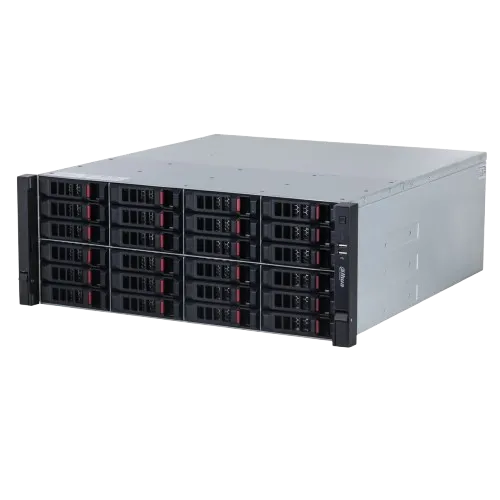 [DHI-IVSS7124] Dahua - Servidor Inteligente de Videovigilancia 256 Canales IP, Formato 4U, 24 Bahías HDD, RAID 0/1/5/6/10/50/60, Analítica IA Facial y Metadatos, Ancho de Banda 1280 Mbps