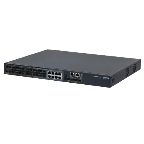 [DH-AS5600-24GF4XF] Dahua - Switch Gestionado L3 28 Puertos 24 SFP Gigabit + 8 Combo RJ45 + 4 SFP+ 10G Uplink Doble Fuente de Alimentación IRF2