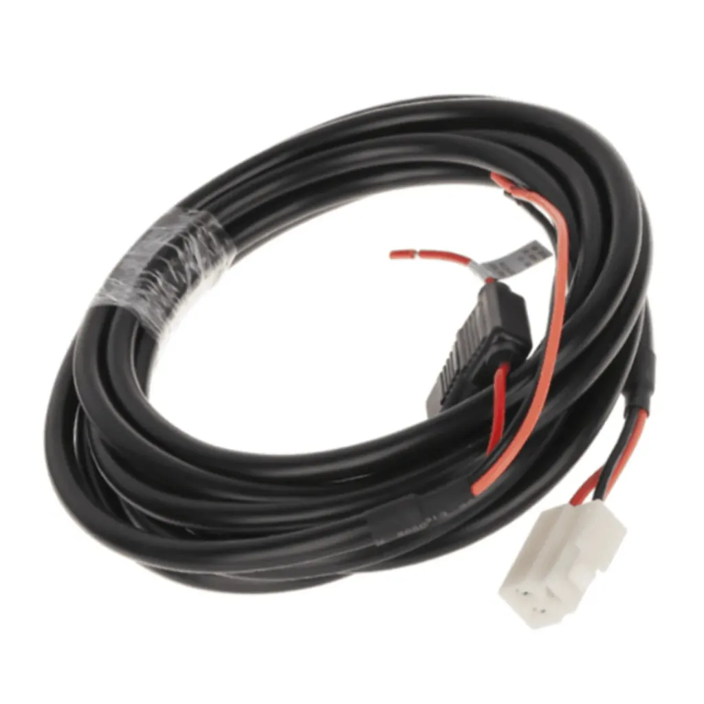 [030390] [MCNU-PM3-B3-4] Dahua - Cable de Alimentación para Grabadora Móvil desde Batería de Vehículo, 4 m de Longitud, Conector Hembra 3 Vías con Enchufes 6.3 mm, 12 V DC, Corriente Máx. 20 A, Fusible Automotriz 20A Integrado
