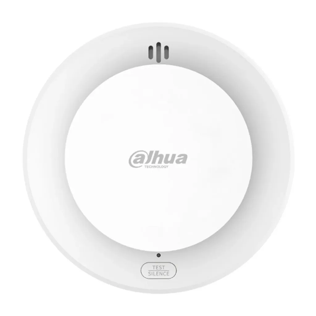 [DHI-HY-L0100] Dahua - Detector de Humo LoRa Wisualarm para Sistema Direccionable, Inalámbrico, Frecuencia LoRa, Compatible con Gateway Wisualarm, para Edificios sin Cableado Estructurado