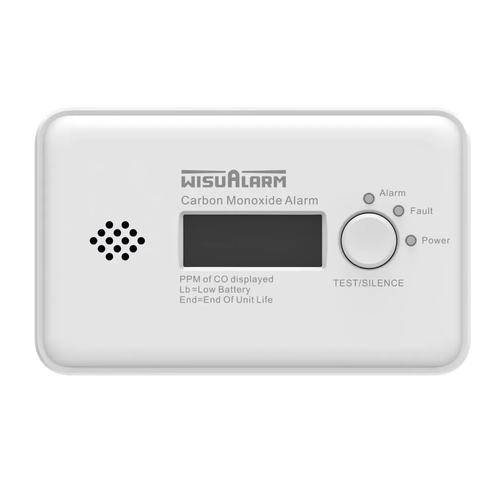 [DHI-HY-GC20C-R9] Dahua - Alarma de Monóxido de Carbono Autónoma Inalámbrica WisuLink, Sensor Electroquímico Figaro, Batería 3V Reemplazable 10 Años, 85 dB a 3 m, RF 925 MHz, Interconexión hasta 24 Dispositivos, –10°C a +40°C, EN 50291