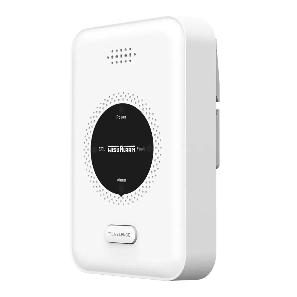 [DHI-HY-GA20A-R9] Dahua - Alarma de Gas Natural Inalámbrica WisuLink, Detector de Metano CH₄, Sensor Semiconductor, Umbral 8% LEL, 70 dB a 1 m, Salida de Válvula y Relé, DC 12V, RF 925 MHz, Interconexión hasta 24 Dispositivos, Vida Útil del Sensor 3 Años