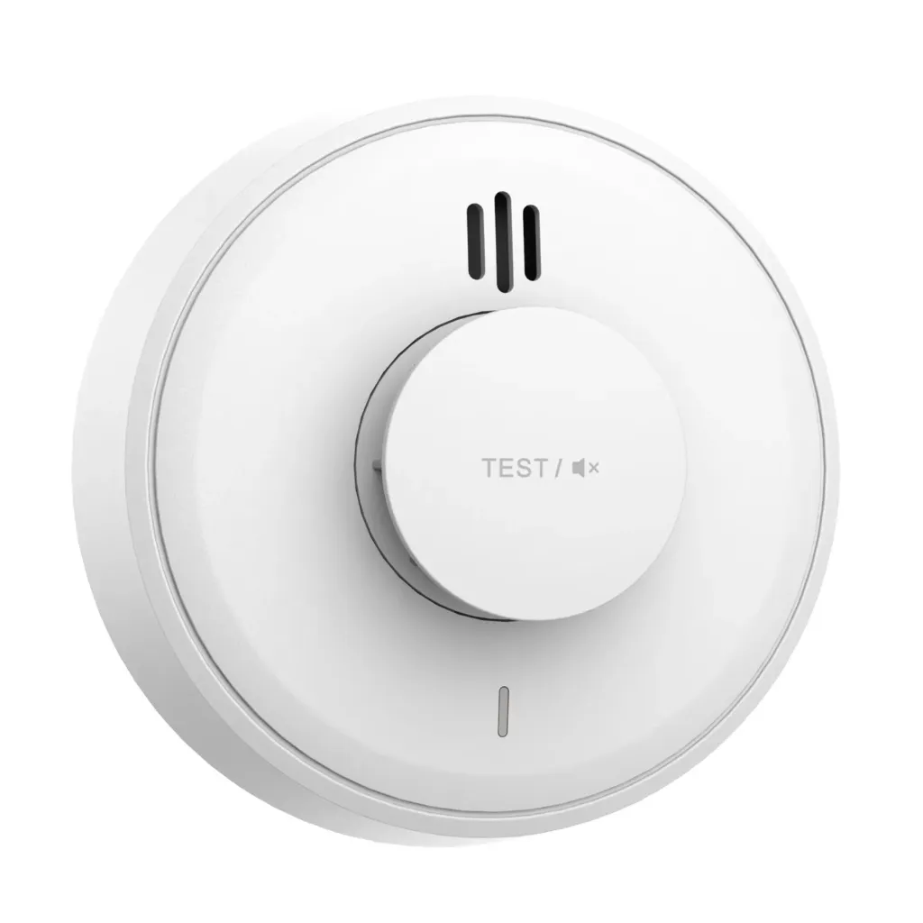 [030408] [DHI-HY-HT10A-R9] Dahua - Alarma de Calor Autónoma Inalámbrica WisuLink, Termistor de Alta Precisión, Batería Sellada 10 Años, 85 dB a 3 m, Temperatura de Alarma +54°C a +65°C, RF 925 MHz, Interconexión hasta 24 Dispositivos, BS 5446-2:2003, Techo