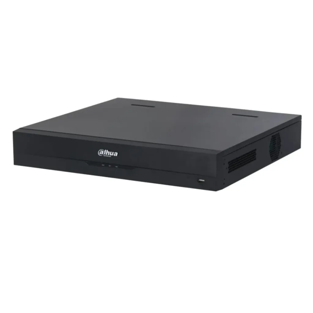 [DHI-NVR5424-24P-EI] Dahua - NVR 4K de 24 Canales con 24 PoE H.265+ WizSense AcuPick Reconocimiento Facial ANPR Protección Perimetral 4 HDD hasta 16Tb c/u [Serie 5]