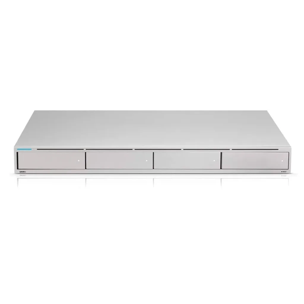 [010774] [UNVR] Ubiquiti - NVR Empresarial UniFi Protect de 4 Bahías de Disco Duro Recomendado para hasta 50 Cámaras Full HD