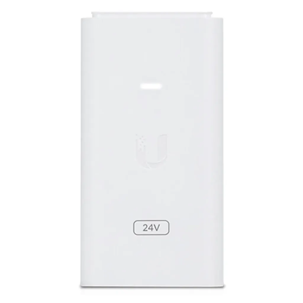 [PoE-24-12W-WH] Ubiquiti - Adaptador PoE de 24VDC 0.5A 12W [Blanco]