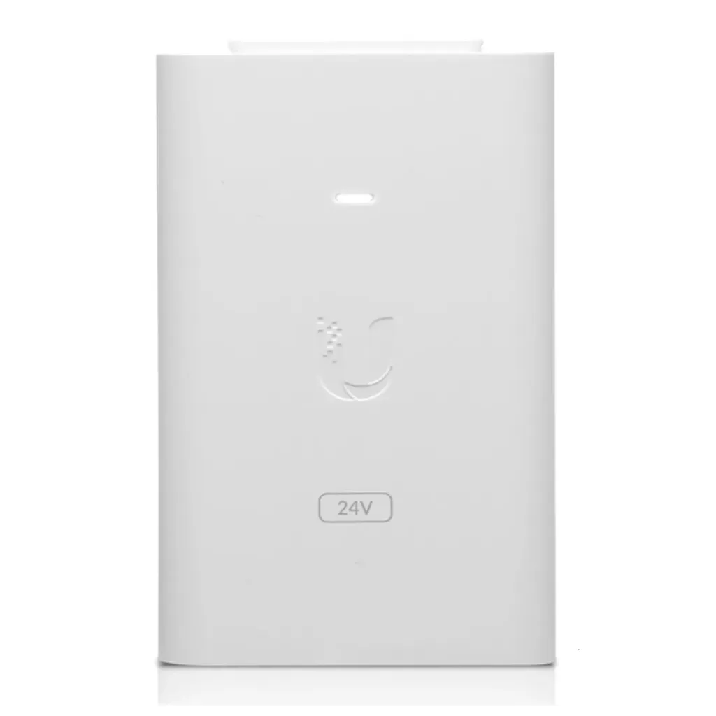 [020813] [PoE-24-24W-WH] Ubiquiti - Adaptador PoE de 24VDC 1.0A 24W [Blanco]