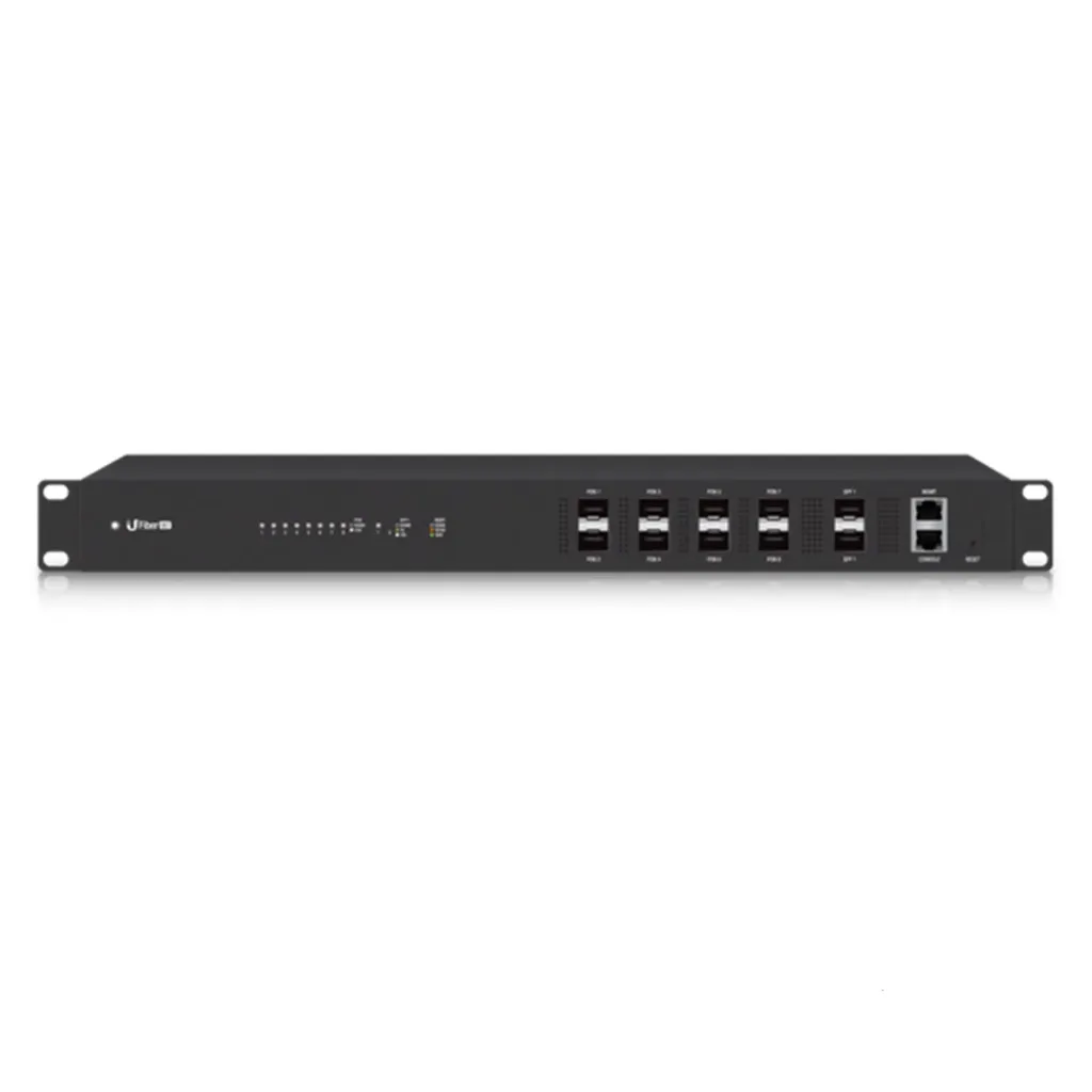 [UF-OLT] Ubiquiti - UFiber GPON OLT Terminal de Línea Optica hasta 1024 ONUs concurrentes 8 Puertos SFP GPON + 2 Puertos SFP+ 10G