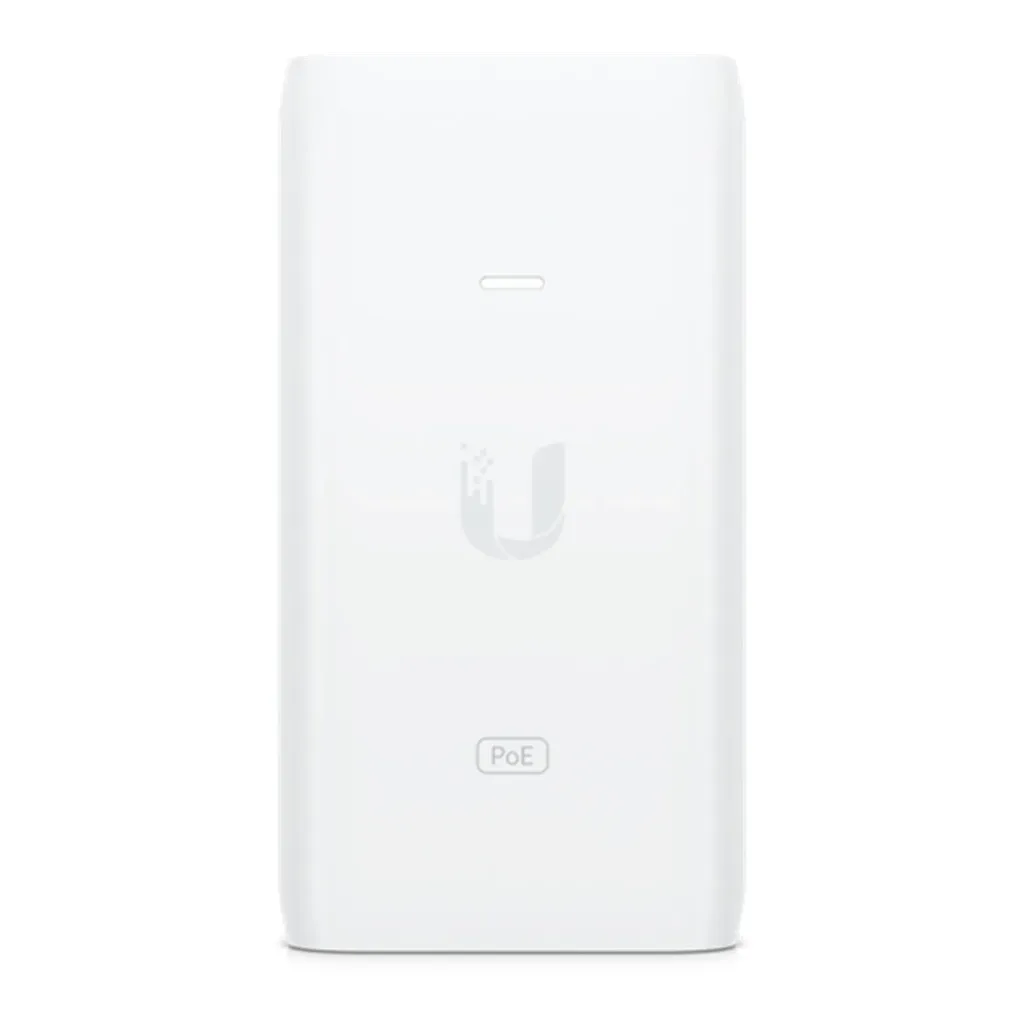 [020863] [U-PoE-AT] Ubiquiti - Adaptador PoE de 48VDC 0.65A 15W con Puerto Gigabit [Blanco]