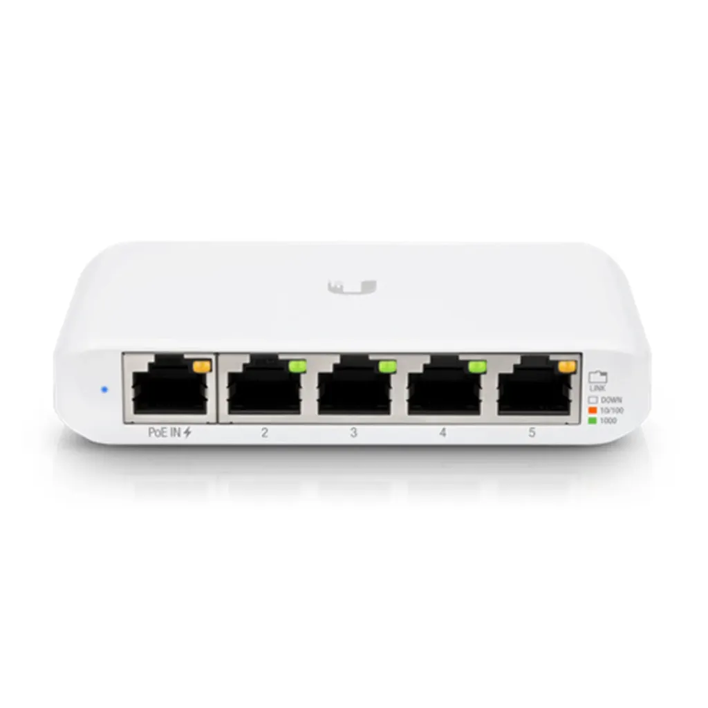 [USW-FLEX-MINI] Ubiquiti - Switch UniFi Administrable Compacto de 5 Puertos 10/100/1000 Mbps