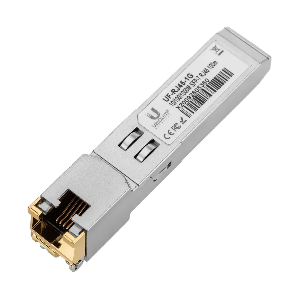 [020920] [UF-RJ45-1G] Ubiquiti - UFiber Módulo Ethernet RJ45 a SFP 10/100/1000 Mbps hasta 100 Metros