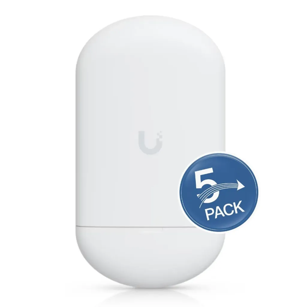 [021032] [LOCO5AC-5] Ubiquiti - NanoStation airMAX loco5AC CPE 450 Mbps 5 GHz con Antena Integrada de 13 dBi [5 Unidades]