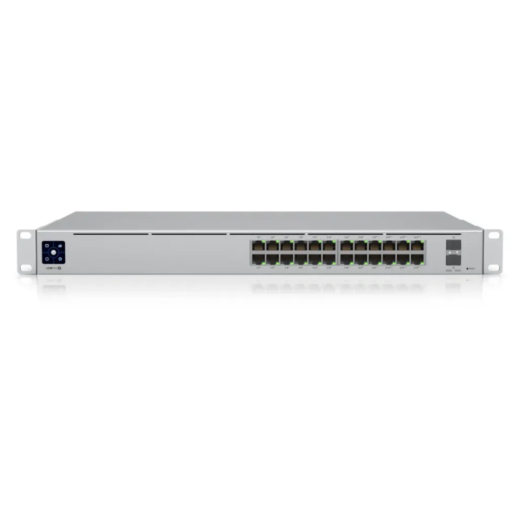 [USW-PRO-24-PoE] Ubiquiti - Switch UnifFi Capa 3 Gigabit de 24 Puertos PoE 802,3at/bt + 2 Puertos 1/10G SFP