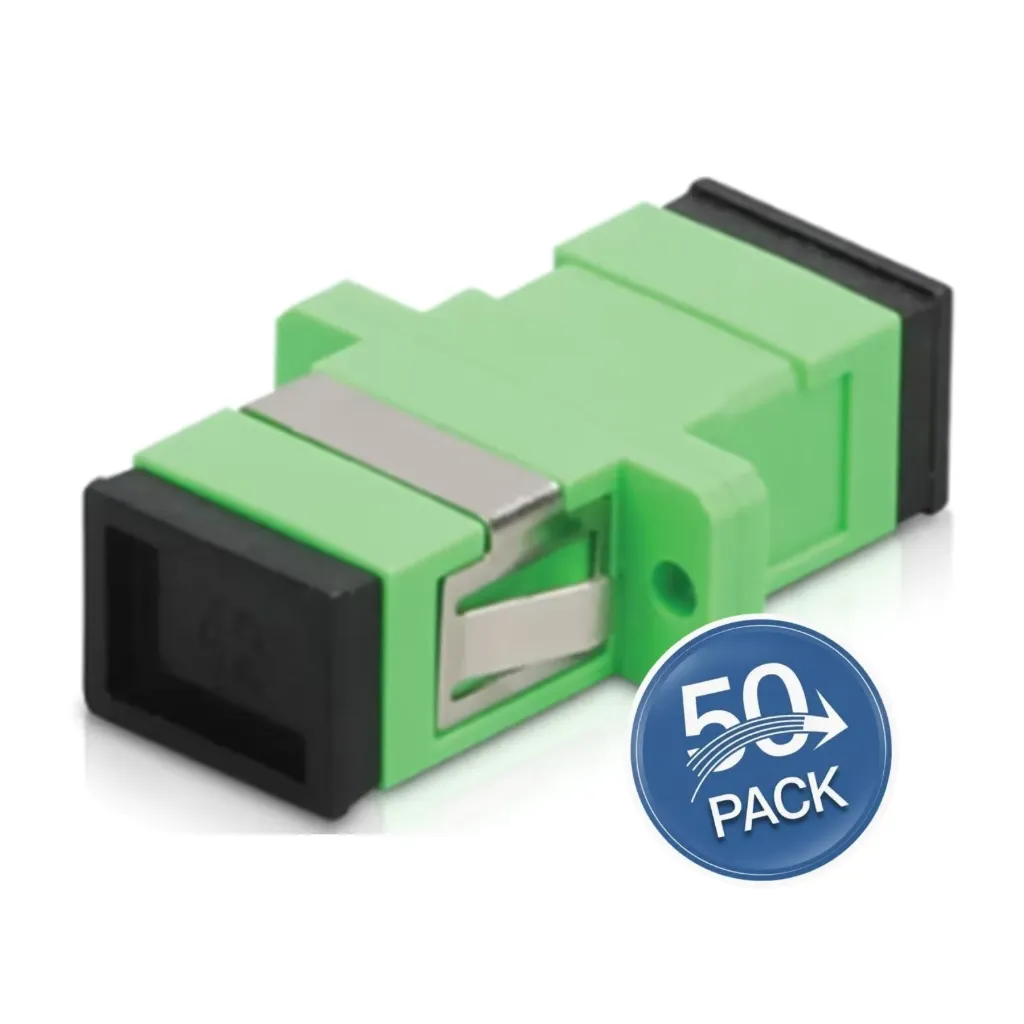 [021322] [UF-ADAPTER-APC-50] Ubiquiti - UFiber Módulo Acoplador de Fibra Optica Simplex SC/APC a SC/APC Monomodo [50 Unidades]