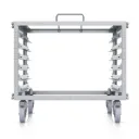 [U-Rack-6U-TL] Ubiquiti - Mini Rack sin herramientas de 6U con un panel de conexión en blanco de 24 Puertos y paño de microfibra