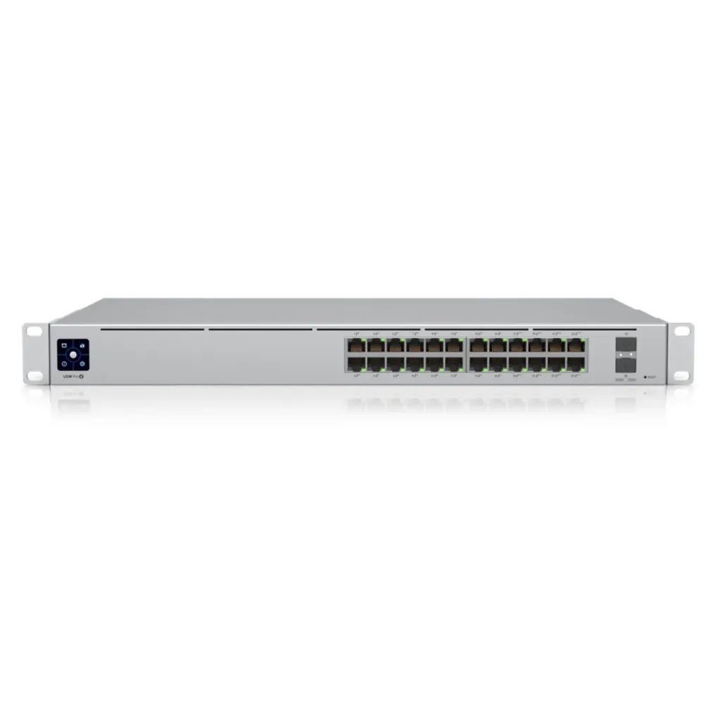 [USW-Pro-24] Ubiquiti - UniFi Switch Capa 3 de 24 Puertos Gigabit y 2 Puertos SFP+