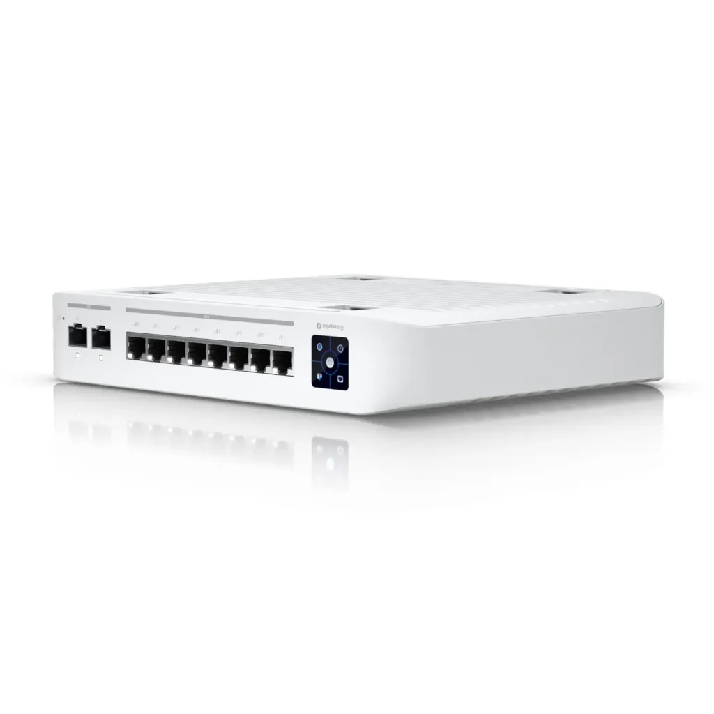 [021366] [USW-Enterprise-8-PoE] Ubiquiti - UniFi Switch Enterprise 8 PoE Conmutador PoE Multi-Gigabit de capa 3 gestionado de 8 Puertos