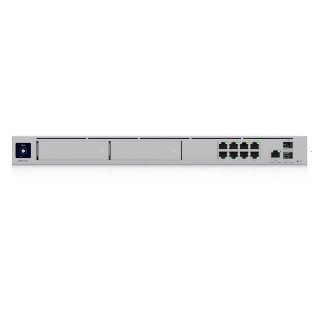 [021402] [UDM-Pro-Max] Ubiquiti - UniFi OS Console Dream Machine PRO MAX Administra hasta 200 dispositivos UniFi 128 GB SSD Integrados Pantalla Táctil 1.3"