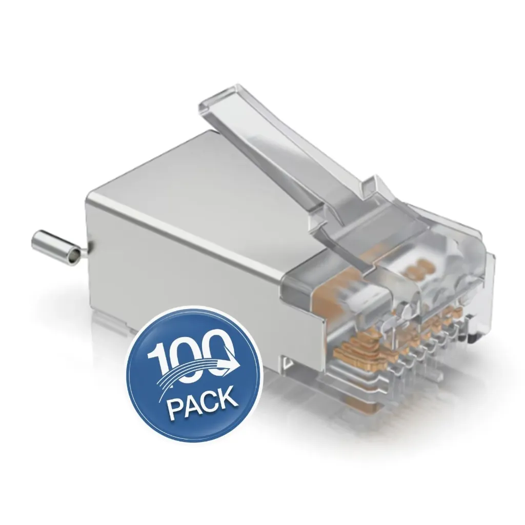 [UISP-Connector-SHD] Ubiquiti - Conector de protección contra sobretensiones RJ45 [100 Unidades]
