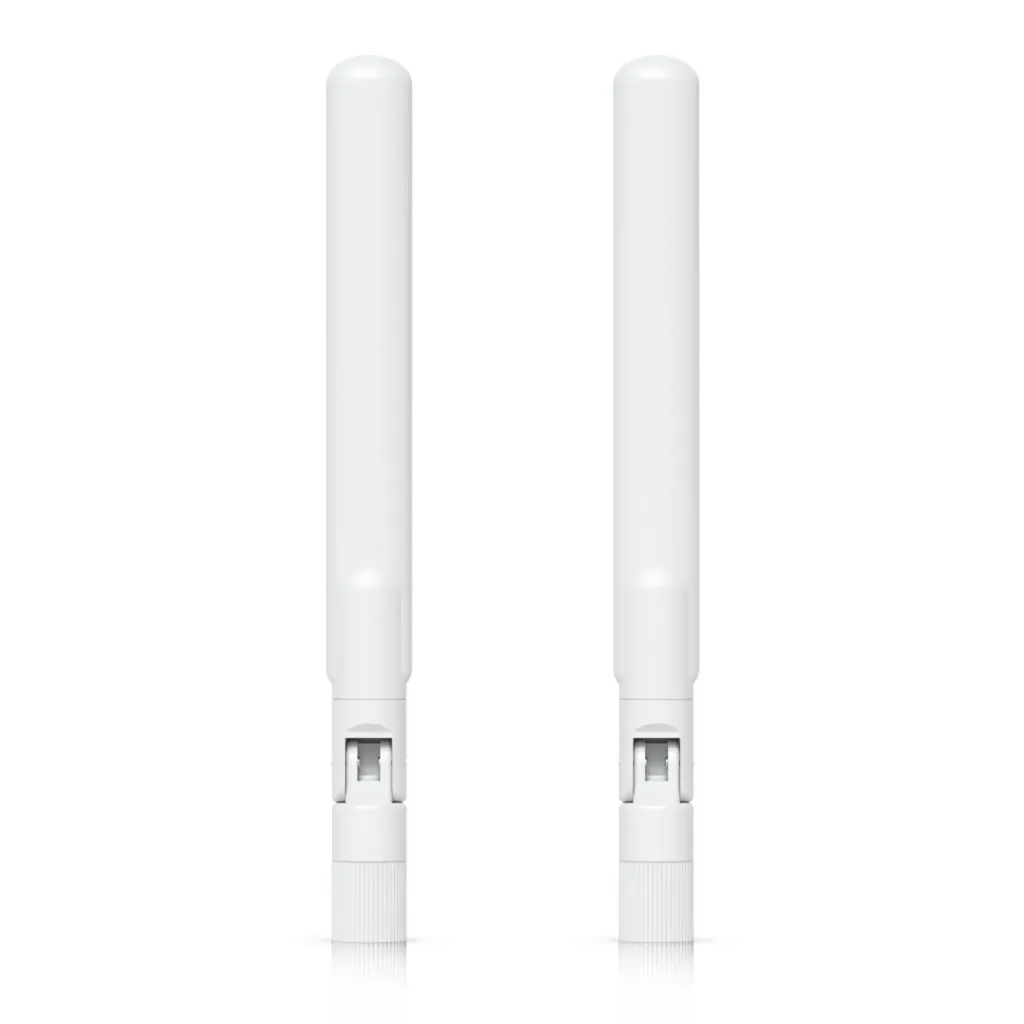 [UACC-UK-Ultra-Omni-Antenna] Ubiquiti - Antenas Omnidireccionales y Stand para AP UK-ULTRA (no incluido) Incluye 2 Antenas Dual-band de 3 dBi en 2.4 GHz y 4 dBi en 5 GHz
